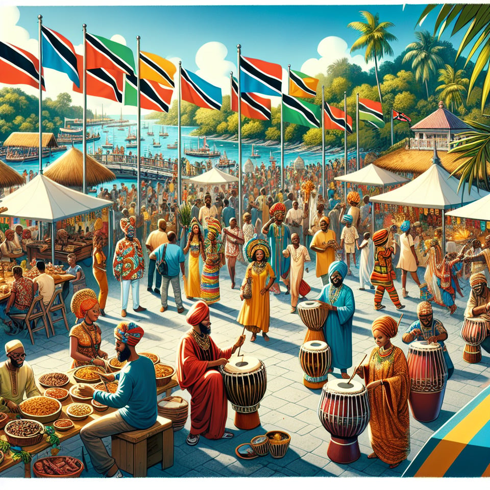 WHEN AFRICA & INDIA MEETS IN TRINIDAD & TOBAGO text effect image