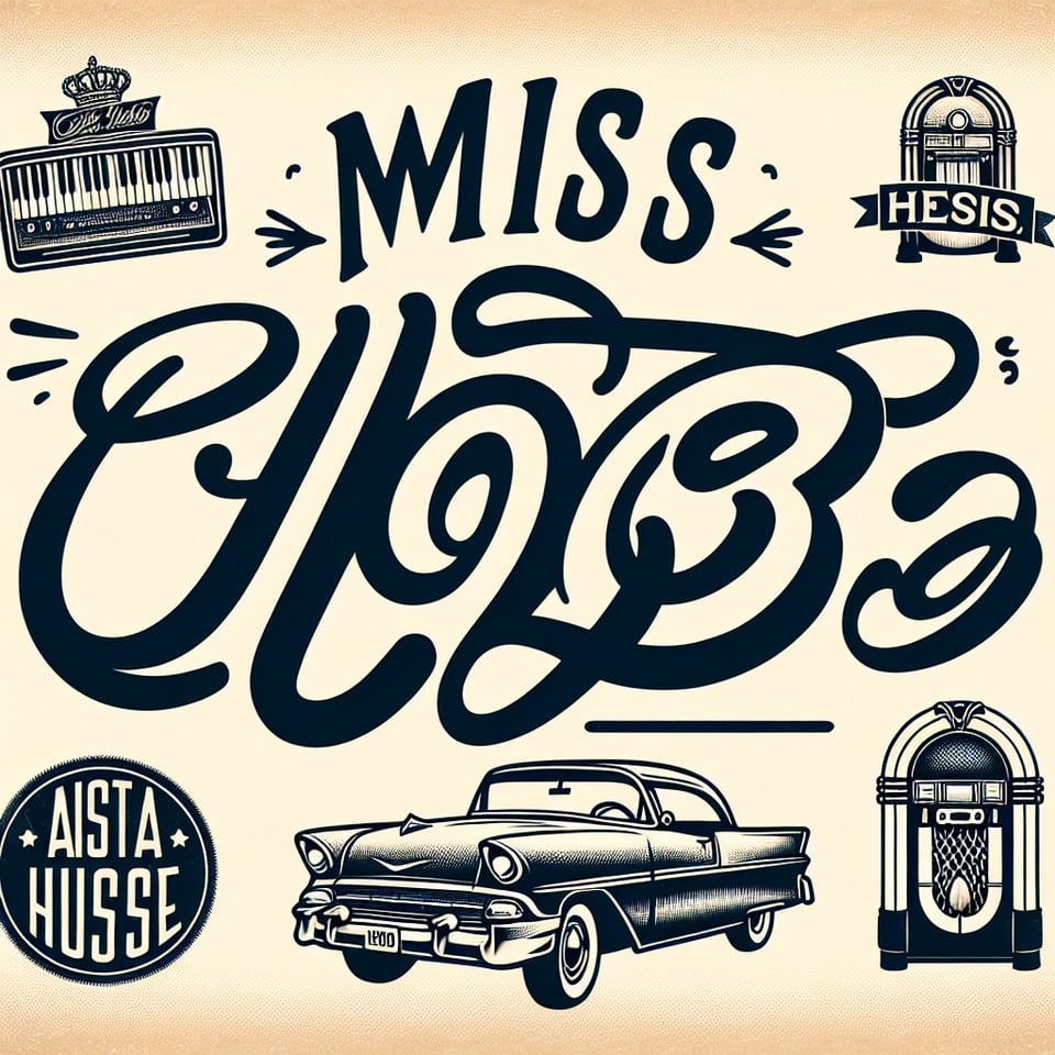 Text Miss 1963 text effect image