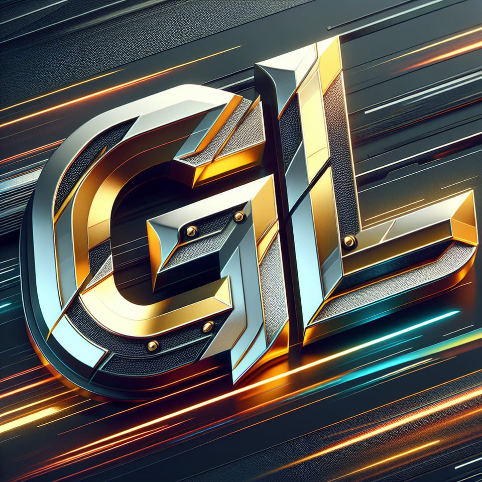 Text GL boldluxuriousmight see it on a racecar text effect image