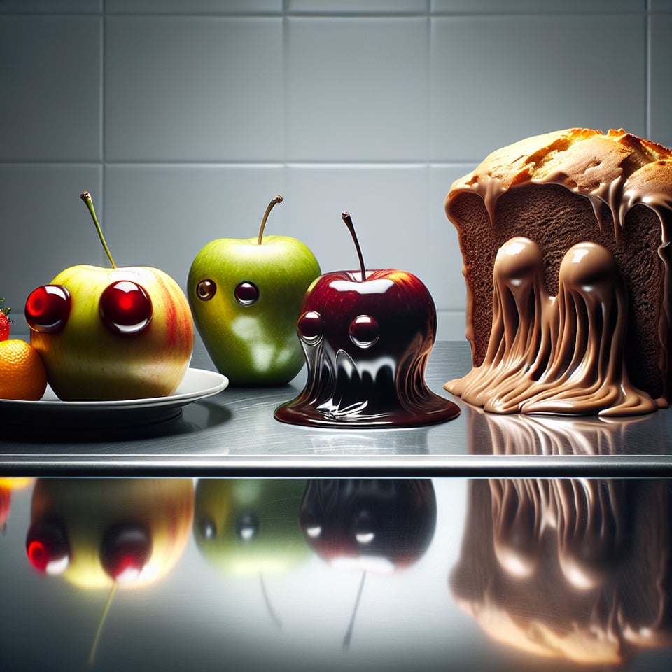 Living Food Prints text effect image