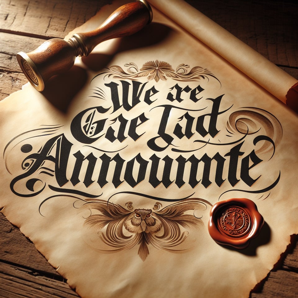 we are glad to announce text effect image