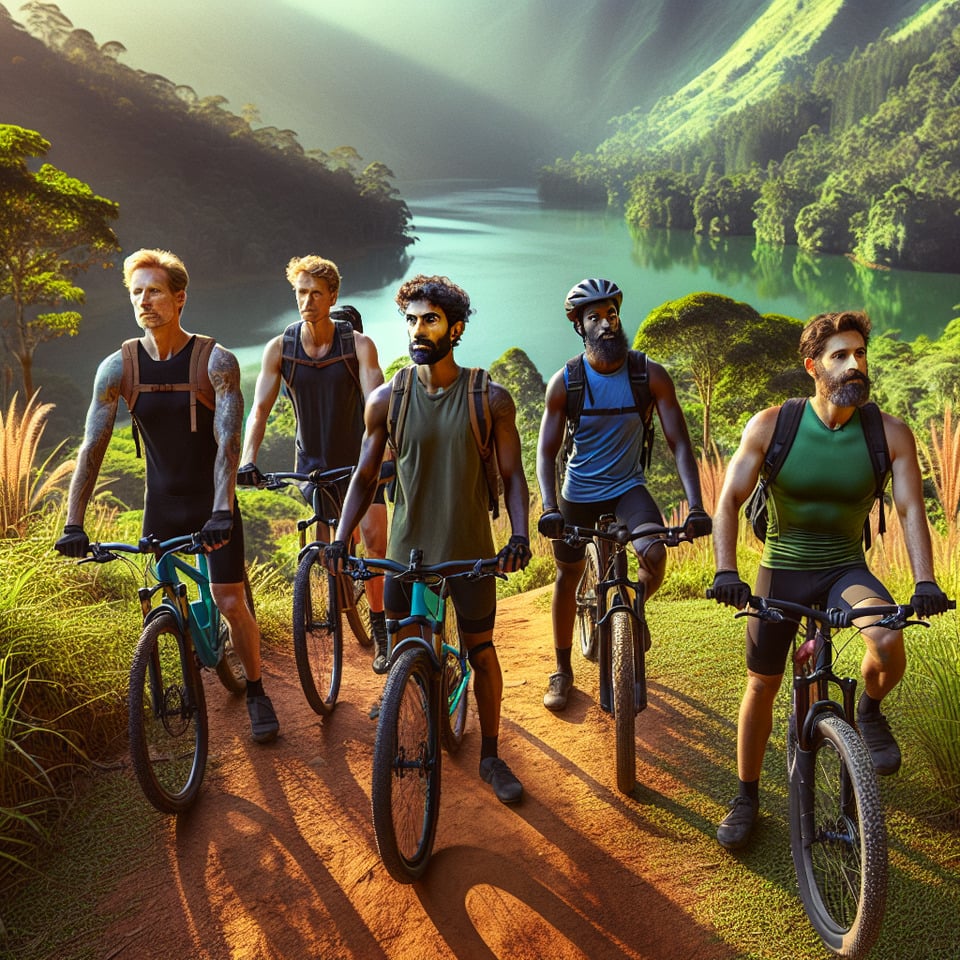 thekkady cycling club text effect image