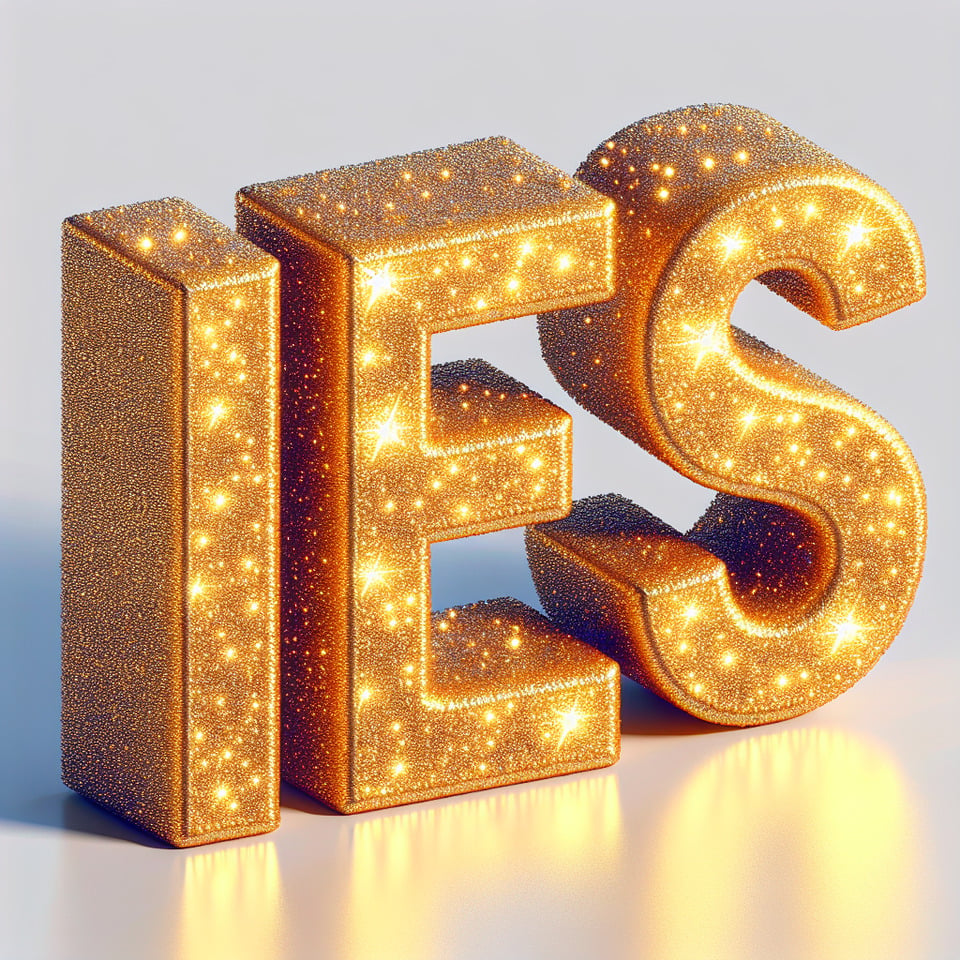 text IELTS glitter gold text effect on white background text effect image