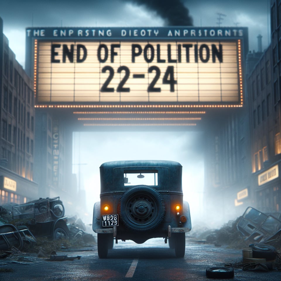 TODAY POLLUTION EXPIRE, WB28 1129 22-3-24,cinematic text effect image