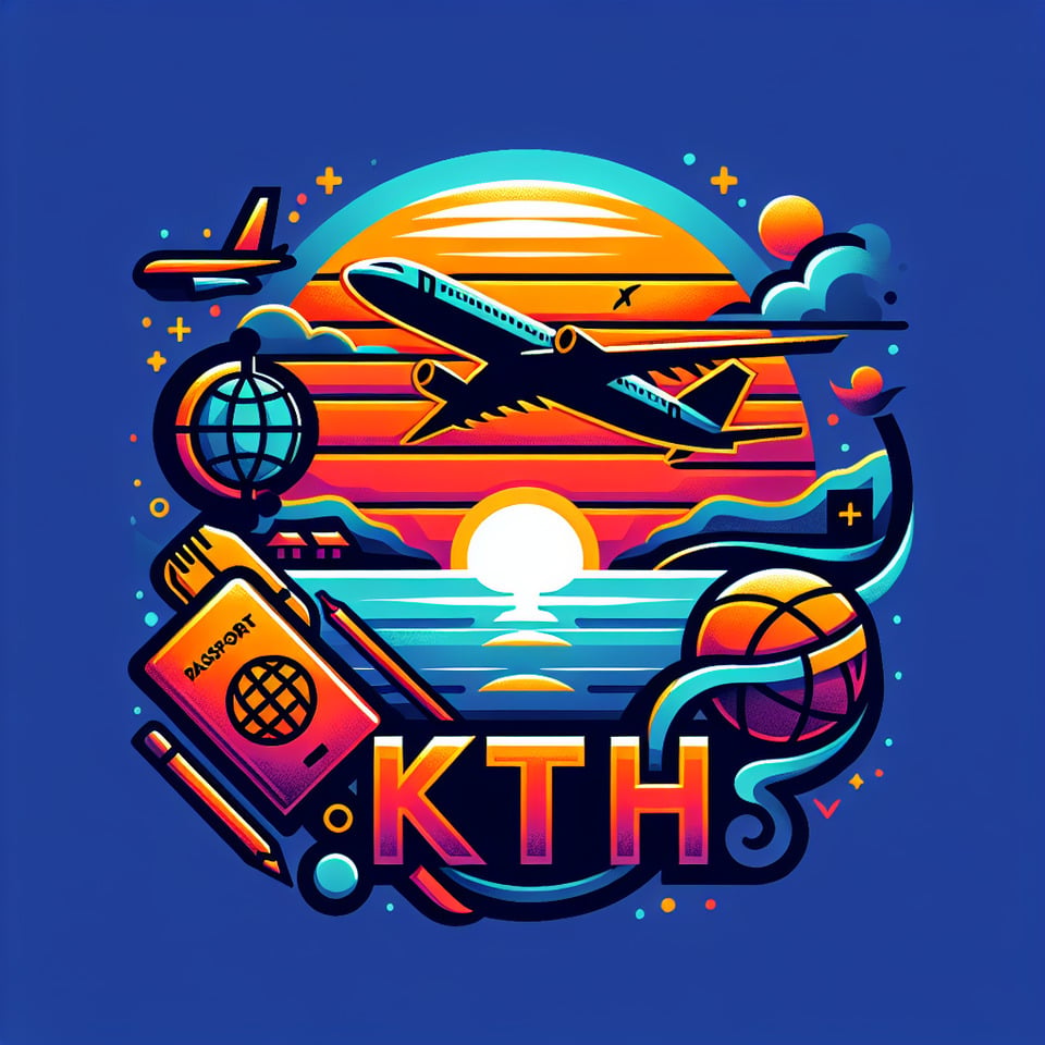 travels Company logo Required KTH text effect image