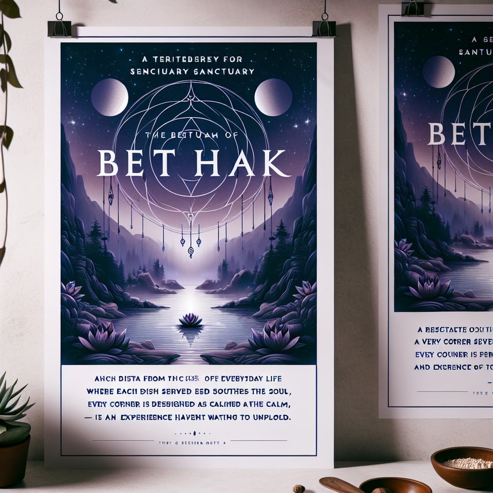 Step into BETHAKwhere the secrets of serenity await. Escape the chaos of everyday life and discover a sanctuary where worries dissolve with every bite. Join us on a journey where every dish is a remedyevery corner a refugeand every moment an opportunity to leave your problems behind. Comeand explore the mystique of BETHAKwhere tranquillity is not just a promisebut an experience waiting to unfold.poster text effect image