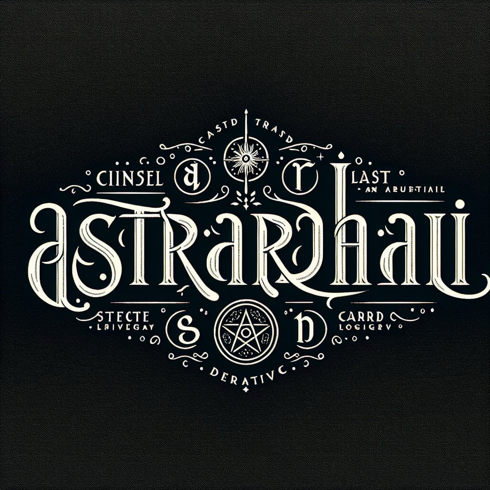 ASTRADHARI with Fantasy font Nº 1: Cinzel Decorative text effect image