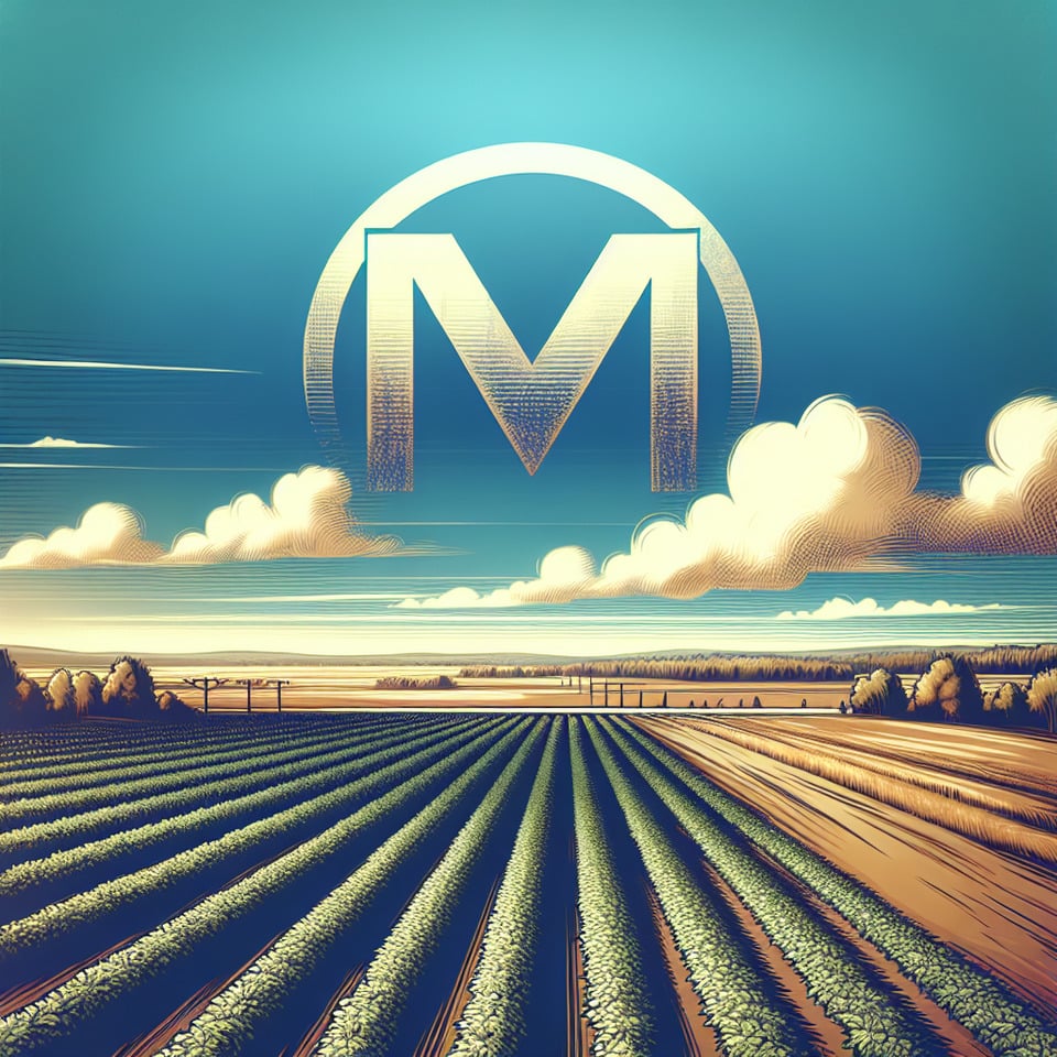 managed farmland text in M LOGOillustration text effect image