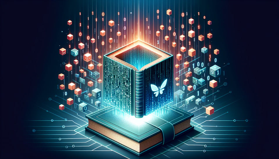 A logo an online ebook company called MindMatrixphoto text effect image