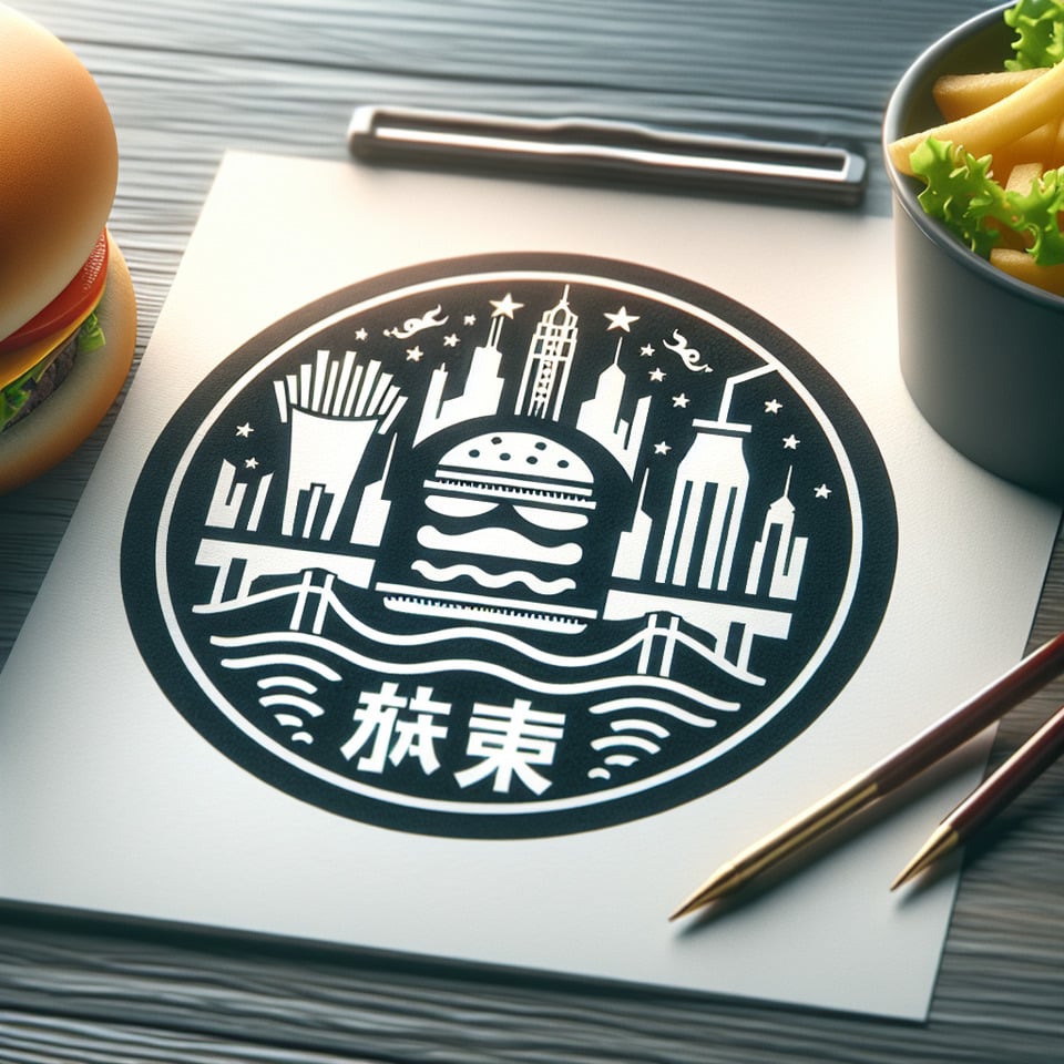 香港快餐 商標illustration text effect image