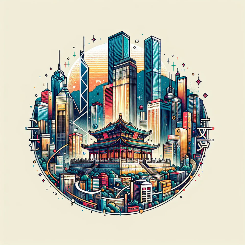 香港總部 商標illustration text effect image