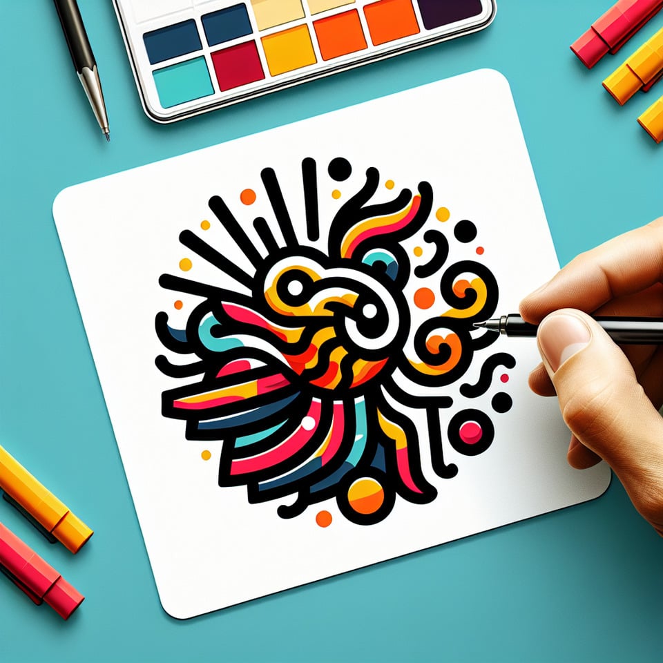 香港設計 彩色商標 白色背景illustration text effect image