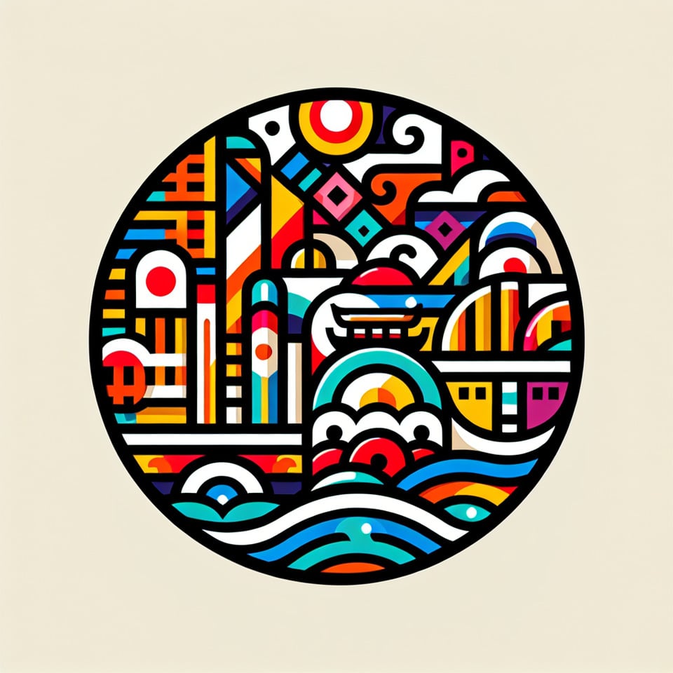 香港設計 彩色商標 白色背景illustration text effect image