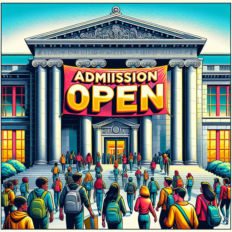 admission open text effect image