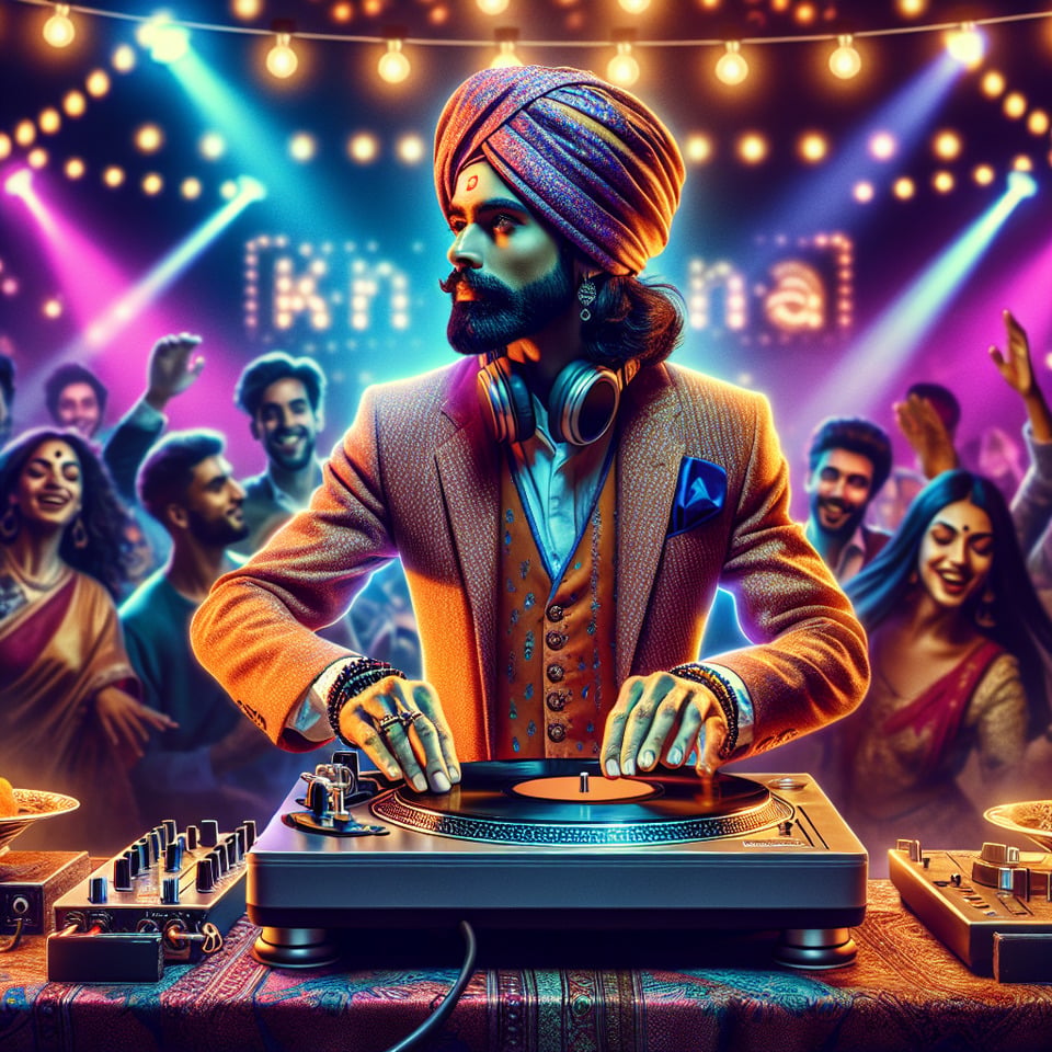 DJ KRISHNA text effect image