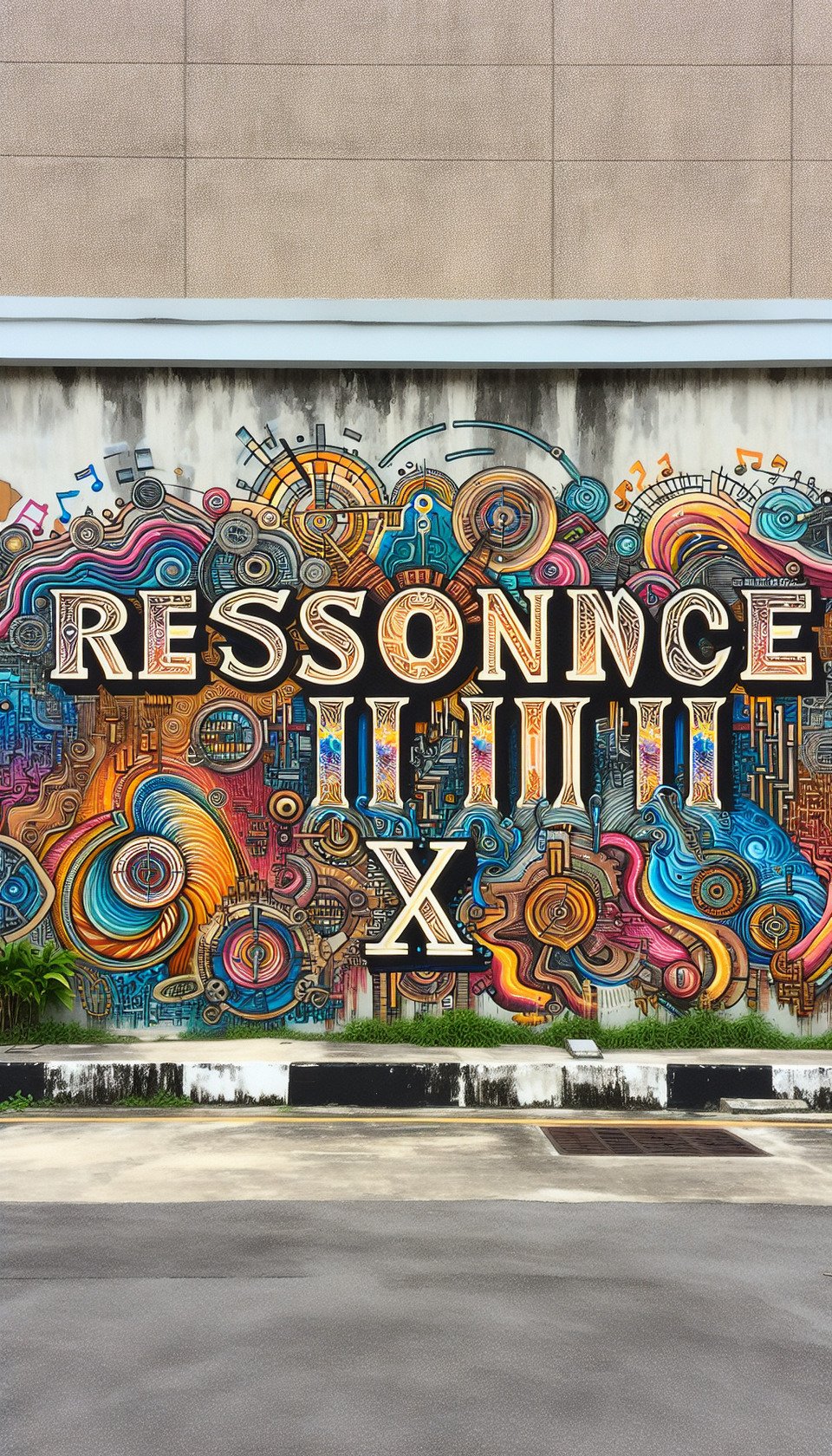 RESONANCEXIII full text with beautiful fontsgraffiti text effect image