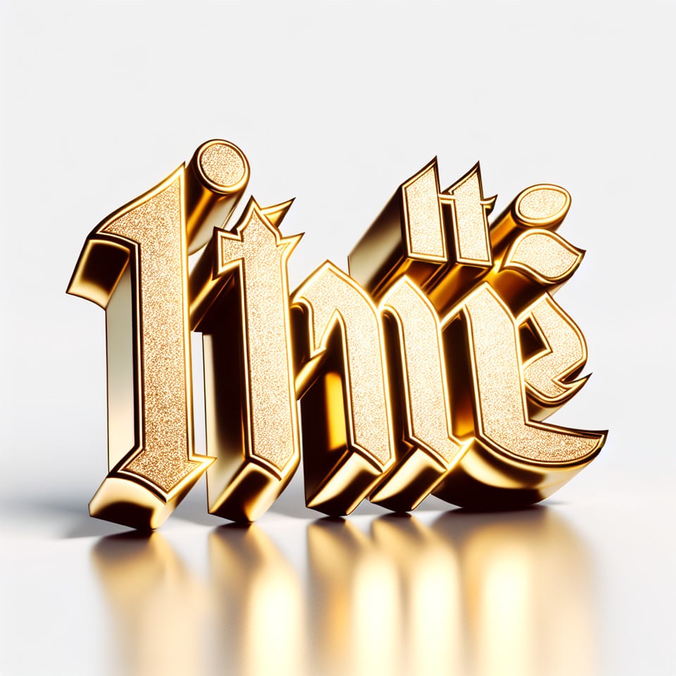 text ITZ ME golden luxury text effect on white background text effect image