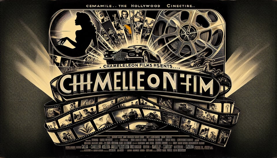 CHAMELEON FILMS PRESENTS..cinematic text effect image