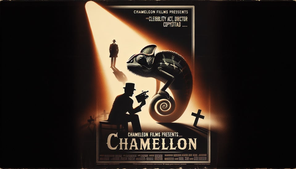 CHAMELEON FILMS PRESENTS..cinematicillustration text effect image