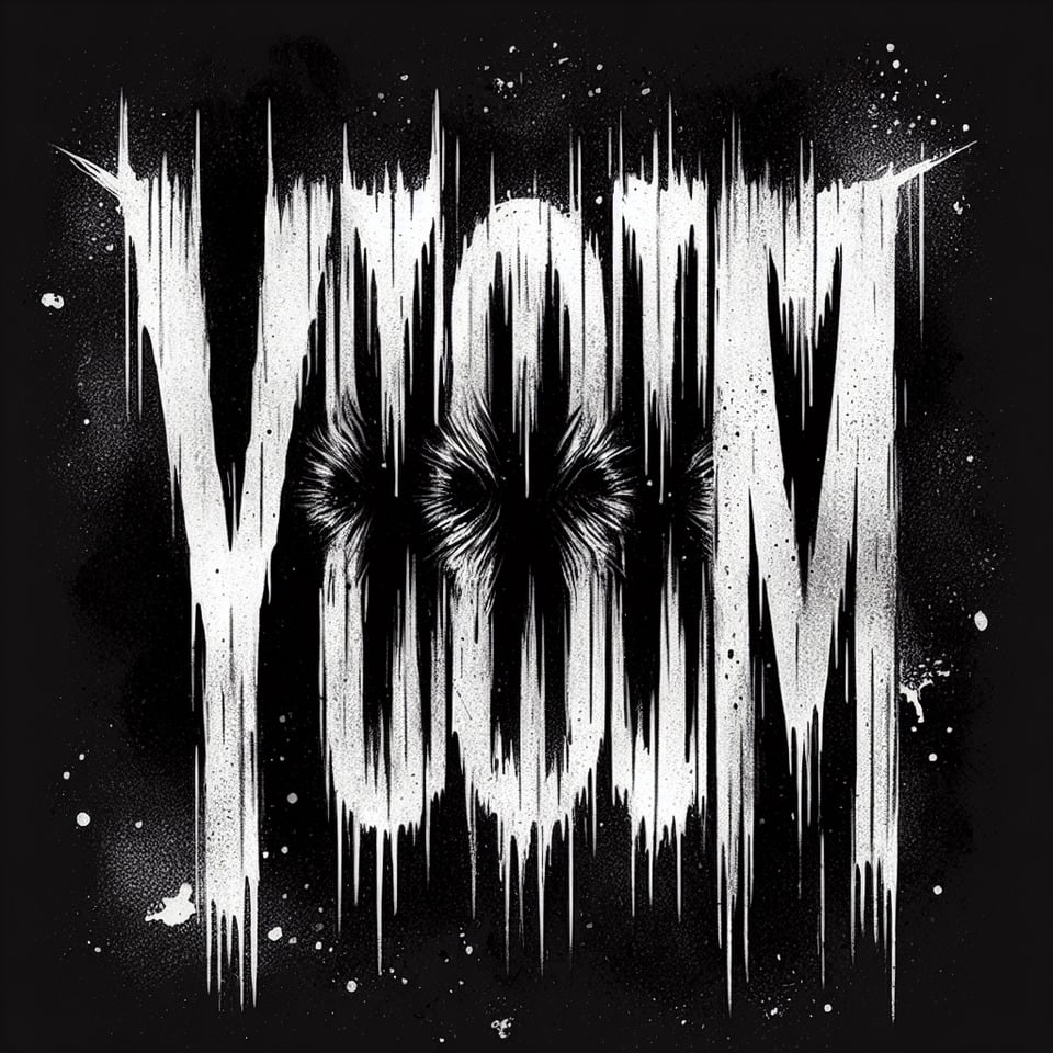 VYOOOHAM text written in horror terrifying way text effect image
