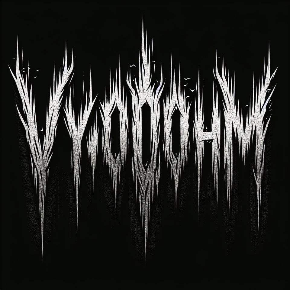VYOOOHAM text written in horror terrifying way text effect image