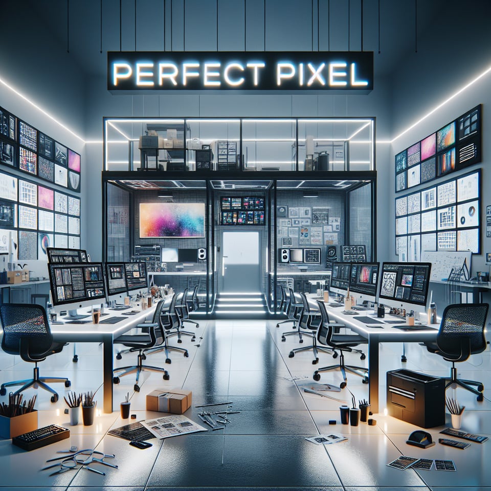 PERFECT PIXEL STUDIO text effect image