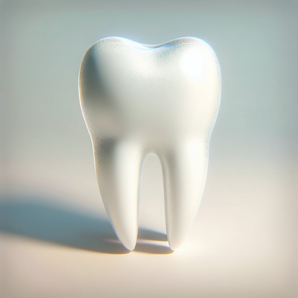 healthy shiny white protected tooth text effect image