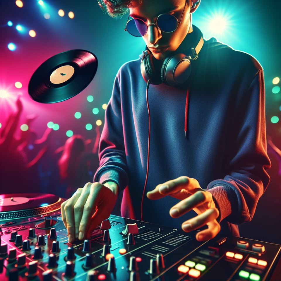 DJ TUSH text effect image