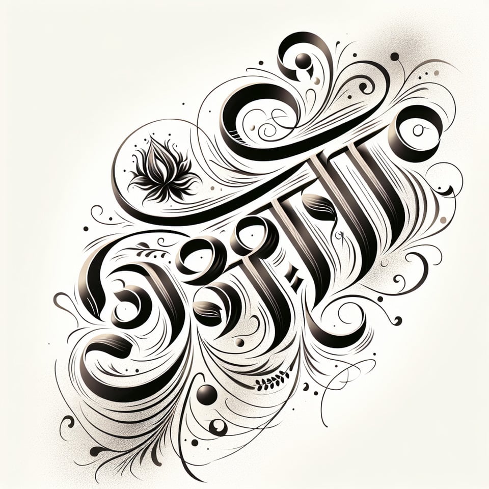 raani name art in devnaagri calligraphy typography text effect image