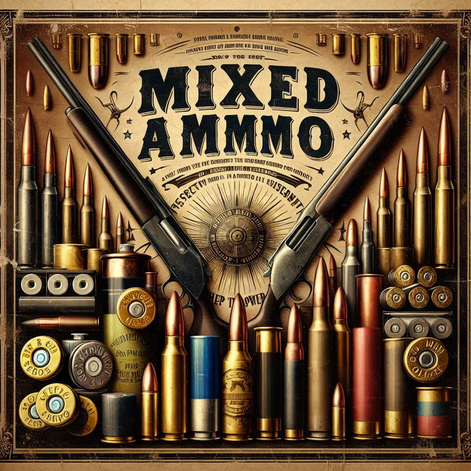 MIXED AMMO poster text effect image