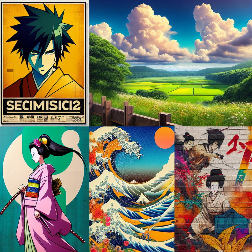 MIXED AMMO posterillustrationanimephotopaintinggraffitiukiyo-e text effect image