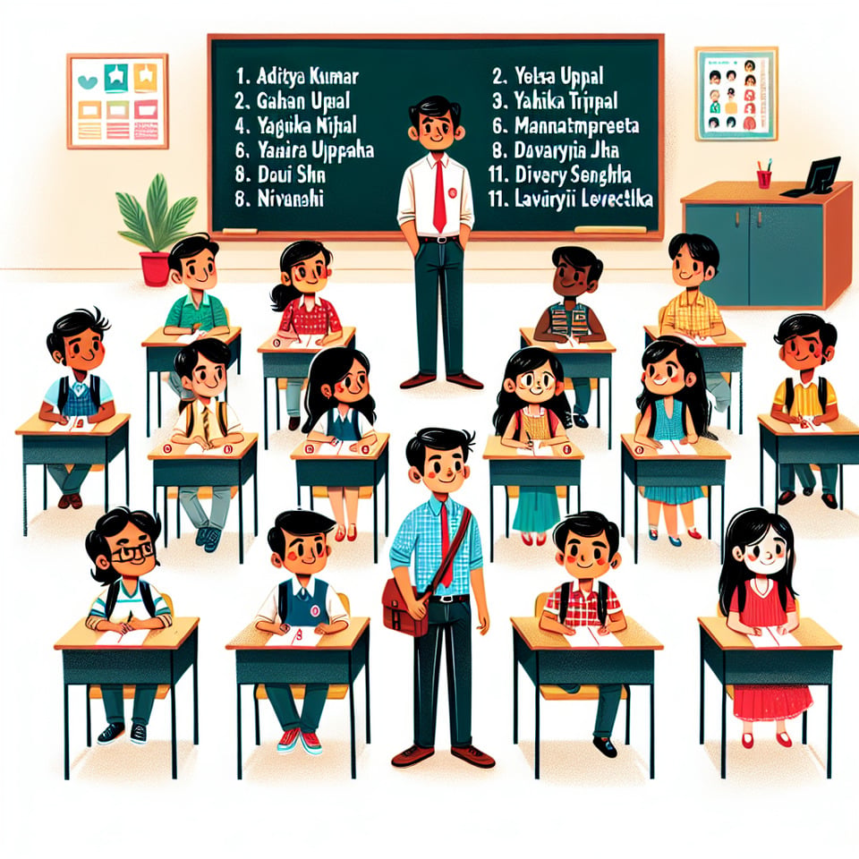 GRADE – IX A,1. Aditya Kumar,2. Vedaang Uppal,3. Yashika Narwat,4. Mannatpreet Kaur,5. Ayushman Jha,6. Gauri Tripathi,7. Ridhaan Singh,8. Shaurya Sengupta,9. Divyanshi,10. Sparsh Srivastava,11. Dimitrii Levchenko,12. Nandini,13. Lavanya Raghuvanshi text effect image