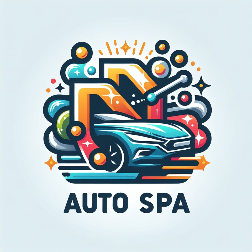 N Auto Spa Logo text effect image