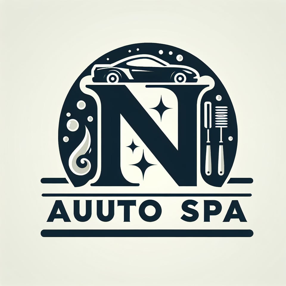 N Auto Spa Logo text effect image