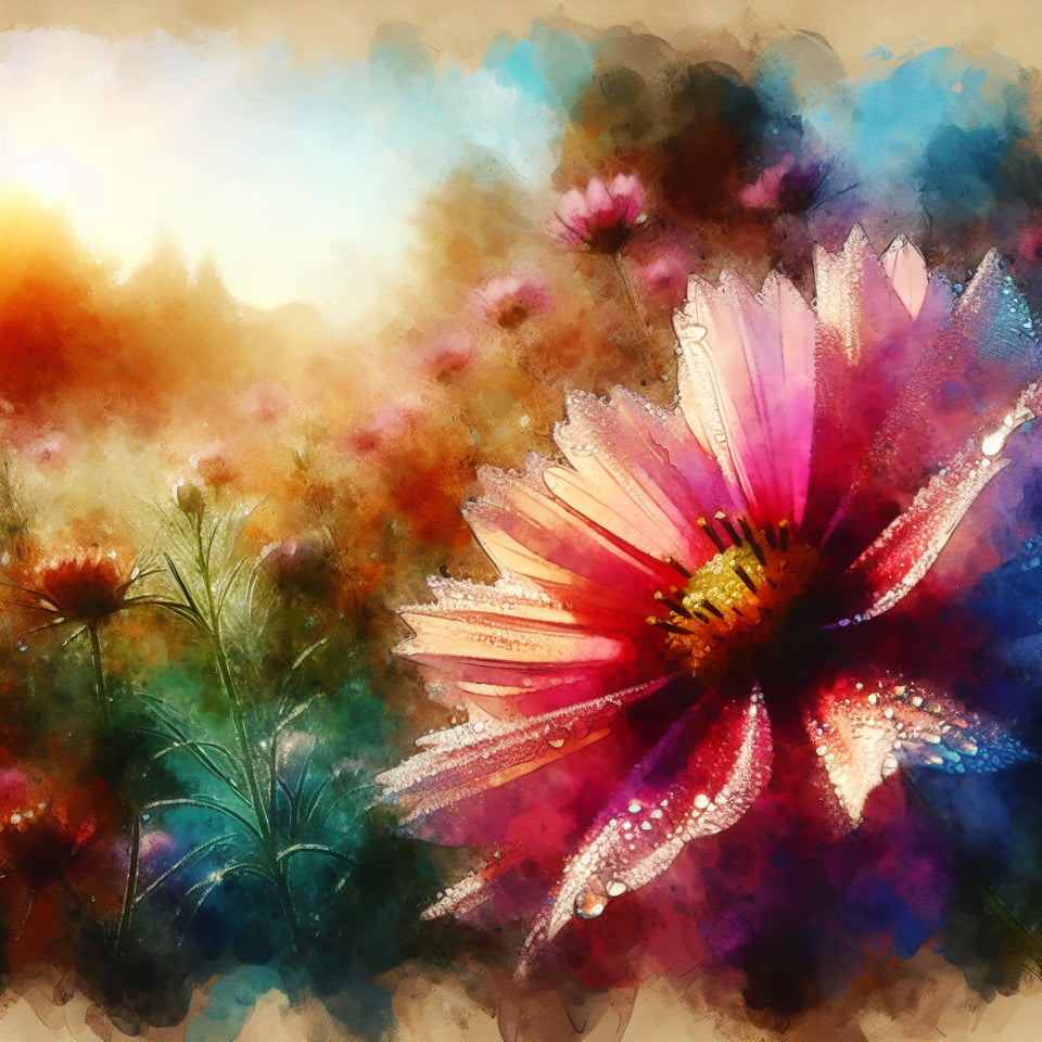 flower text effect image