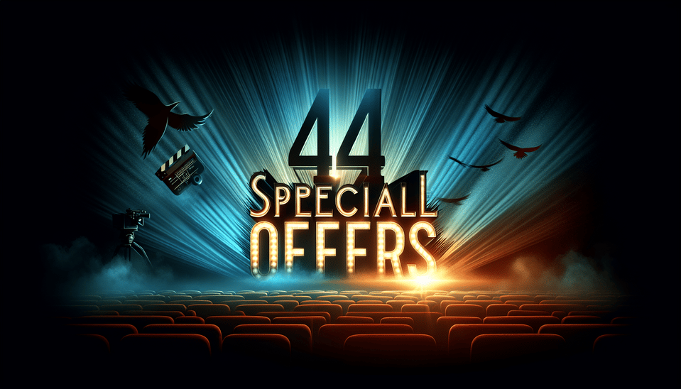 4.4 Special Offers, cinematic, typography text effect image