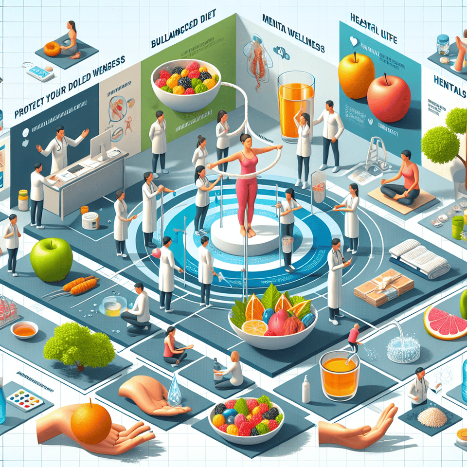 A Comprehensive Guide: How to Protect Your Health in Everyday Life, 3d render text effect image