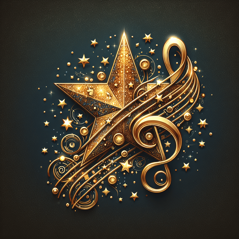 Text meet bros metalic gold body, starry effect, golden sparkles, music star idendity., illustration text effect image