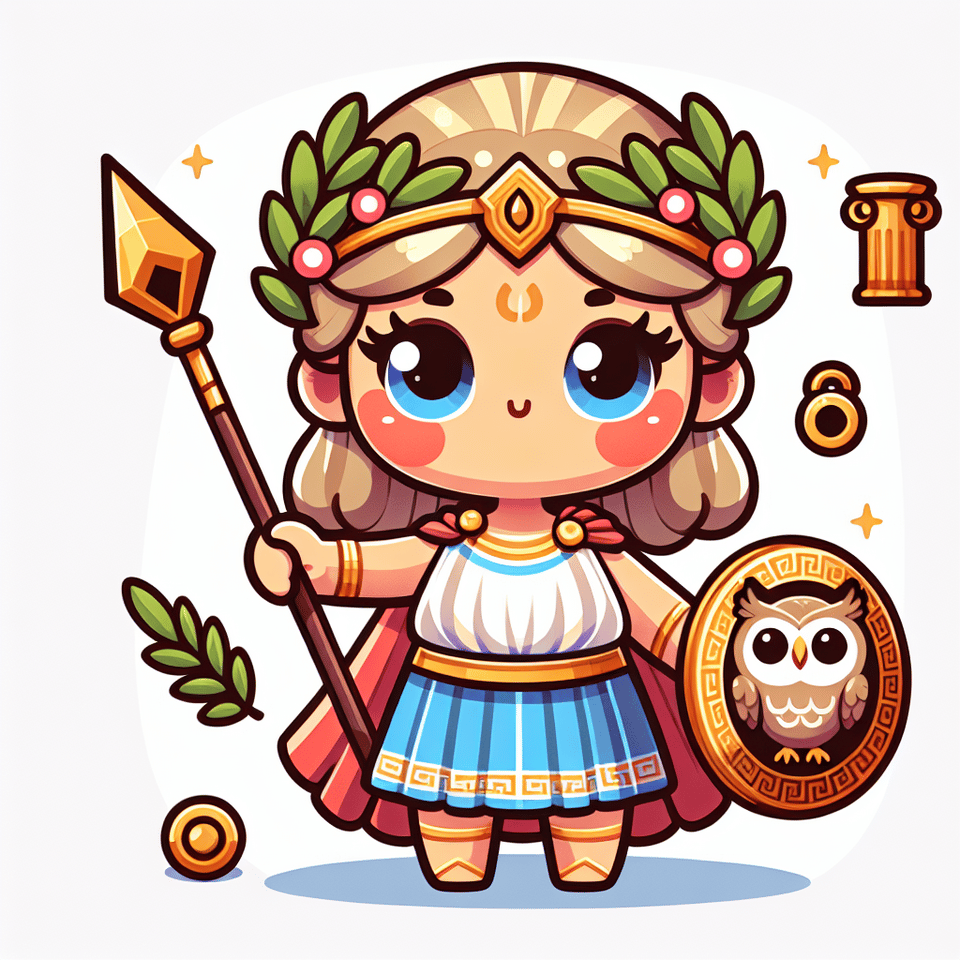 Cartoon Athena