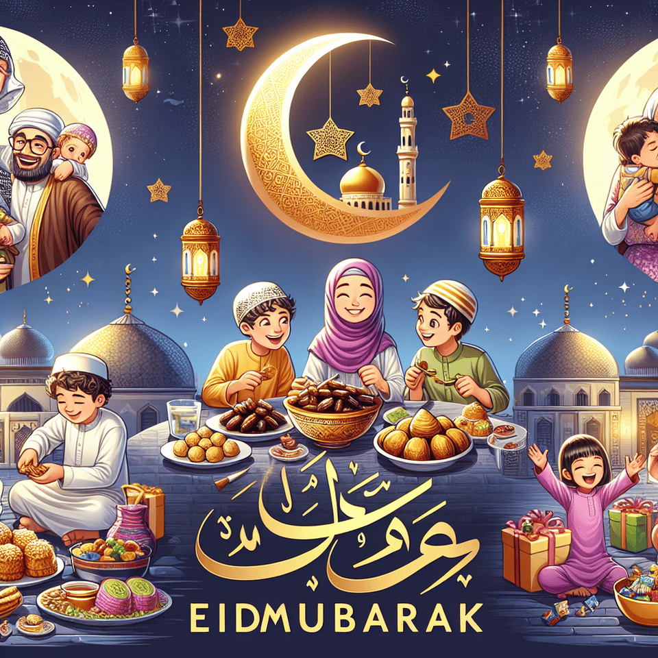 EID MUBARAK text effect image