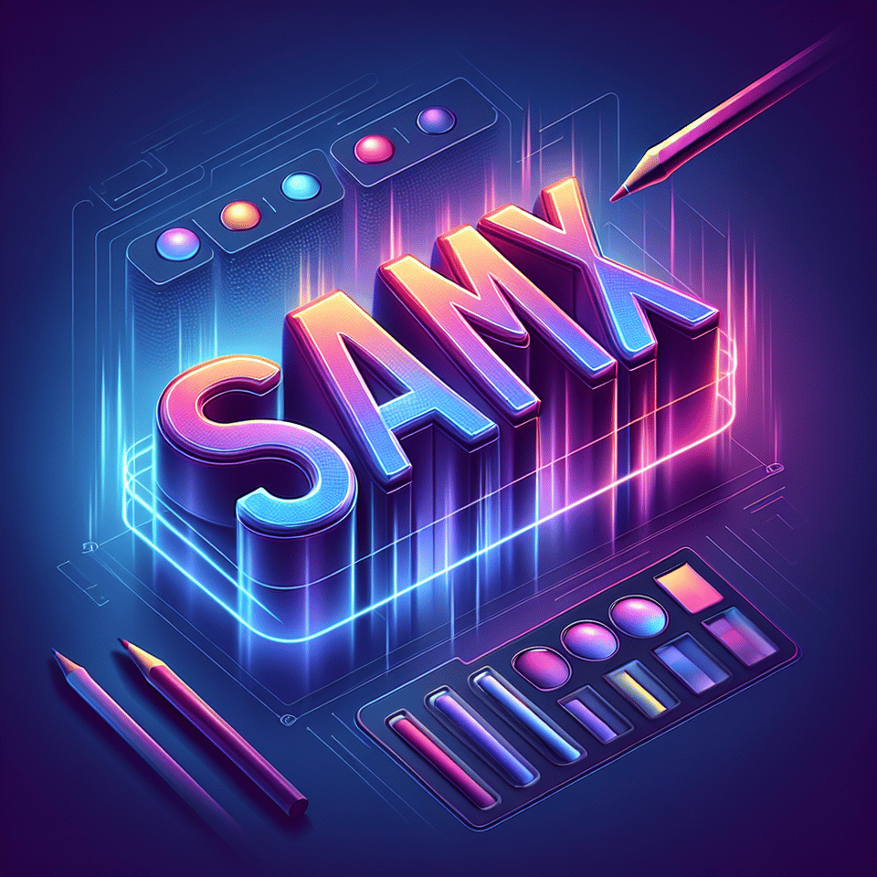 Convert this SMAX text to 3d text With some Effects, Professional text effect image