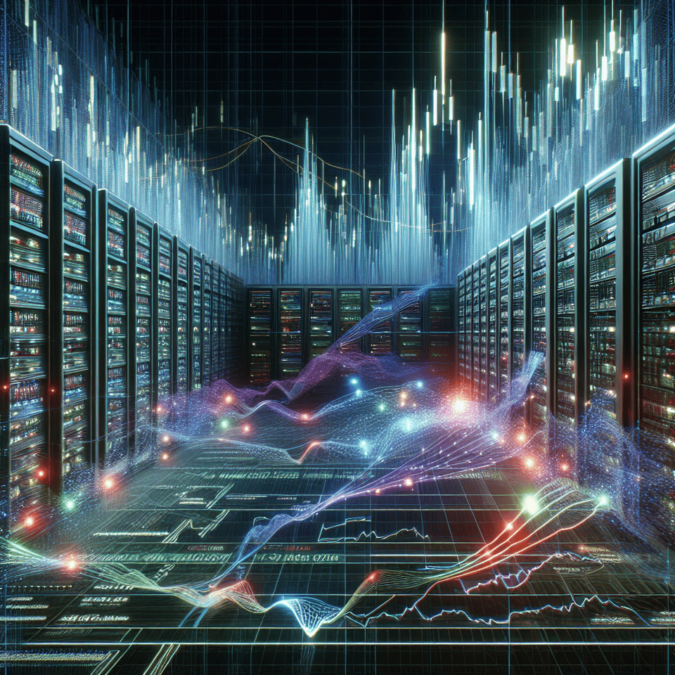Algo Trading, 3d render text effect image