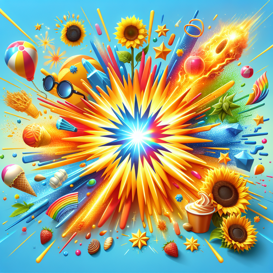 summer superflash text effect image