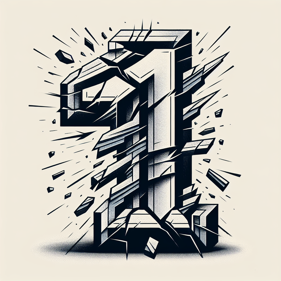 11 problem written in abroken effect text effect image