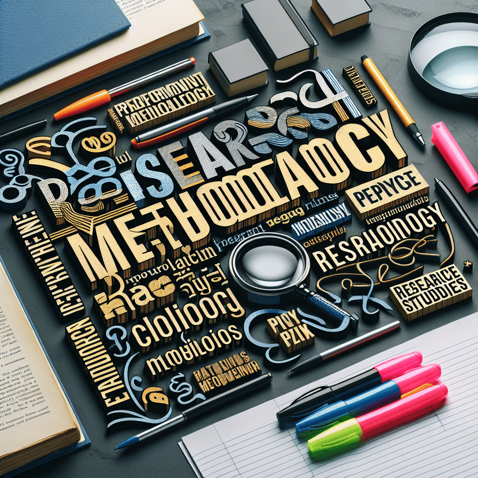 RESEARCH METHODOLOGY IN PERFORMANCE STUDIES, typography text effect image