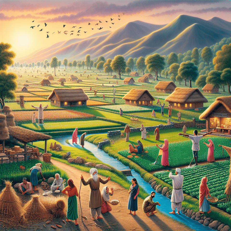 The story of village palampur text effect image