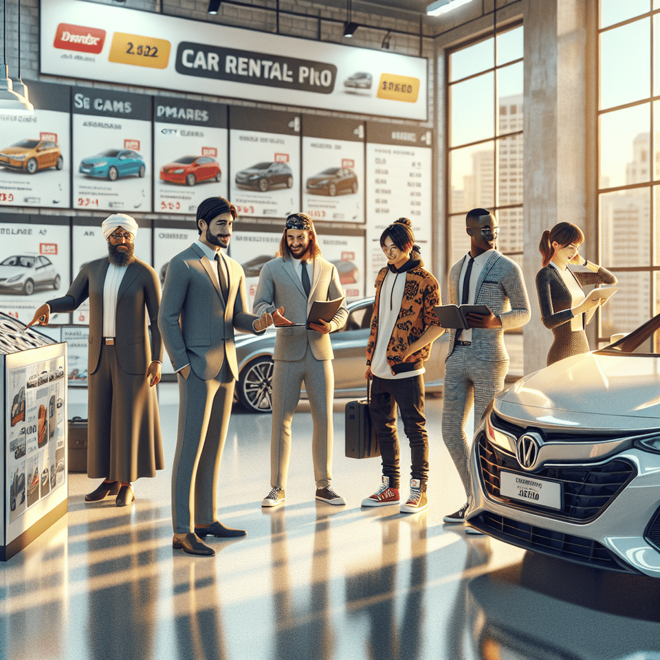 CAR RENTAL COMPANY text effect image