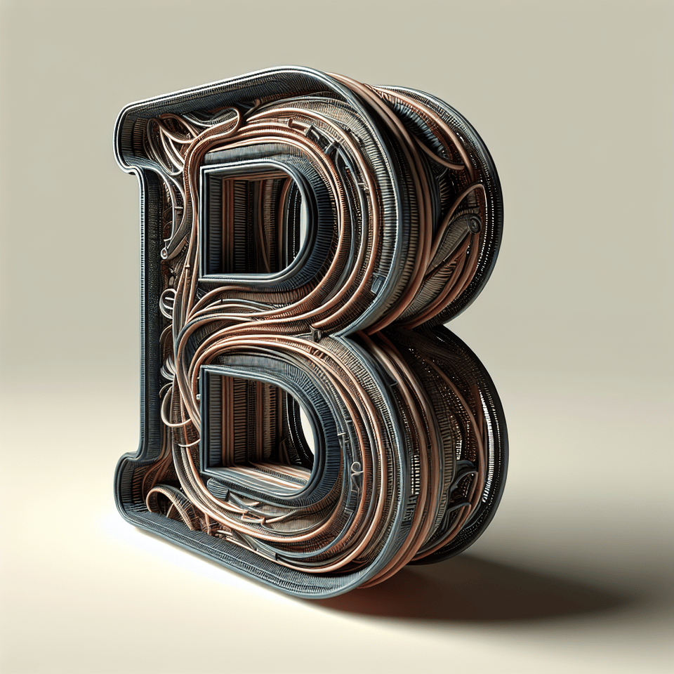 3D LETTER text effect image