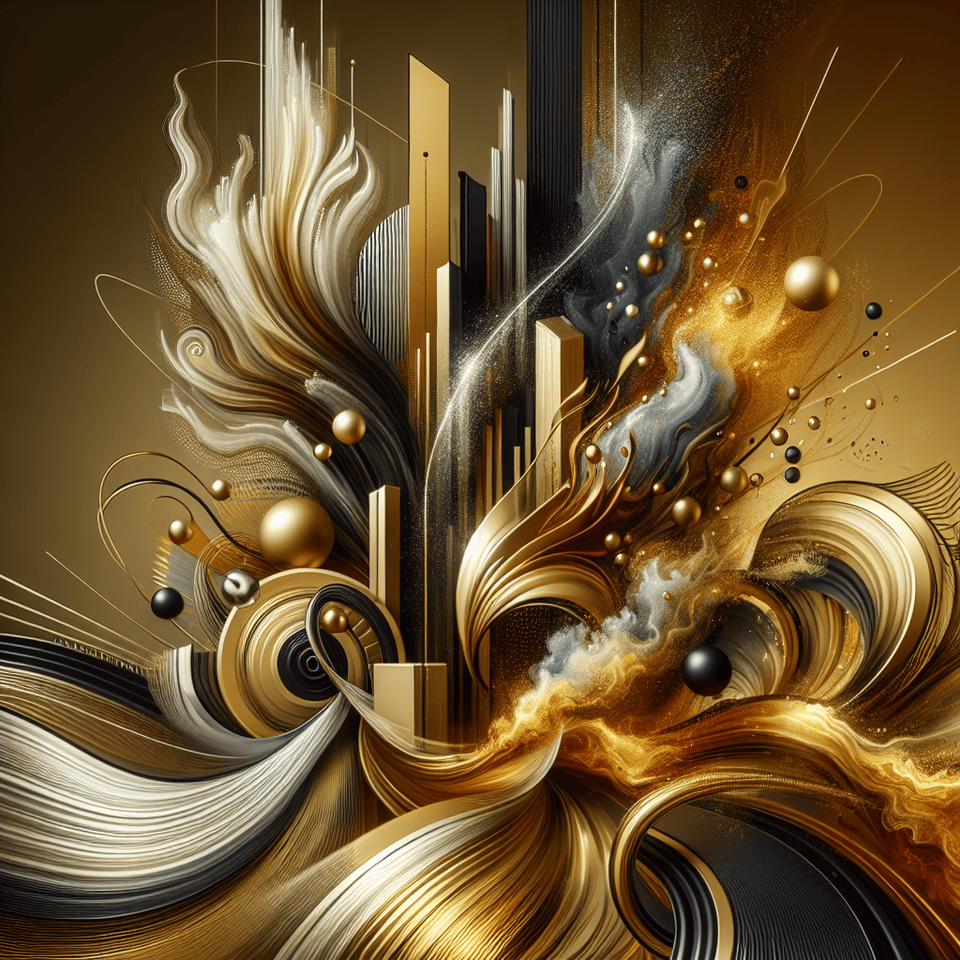 Fragrance gold and bold text effect image