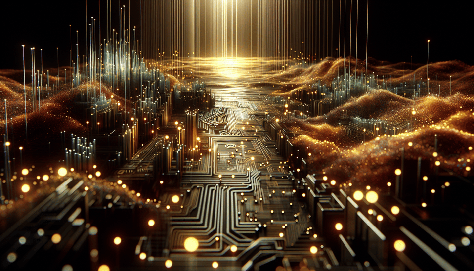 Suvarna Electronic, cinematic, illustration, 3d render text effect image